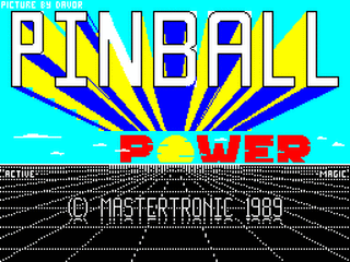 ZX GameBase Pinball_Power Mastertronic_Plus 1989