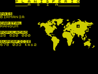 ZX GameBase Planisfério Avlisoft 1984