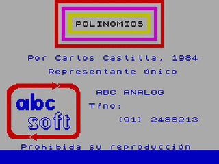 ZX GameBase Polinomios ABC_Soft 1984