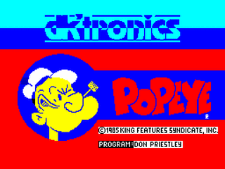 ZX GameBase Popeye DK'Tronics 1985