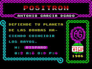 ZX GameBase Positron Grupo_de_Trabajo_Software 1986