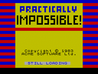 ZX GameBase Practically_Impossible ACME_Software 1983
