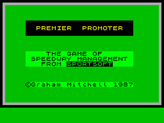 ZX GameBase Premier_Promoter Sportsoft 1987