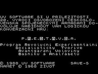 ZX GameBase Prestavba UV_Software 1988