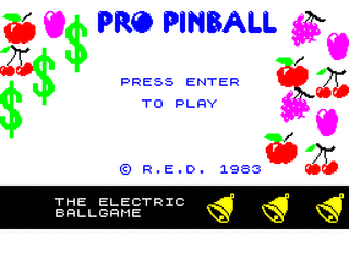 ZX GameBase Pro_Pinball R.E.D._Sunshine 1983