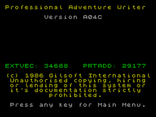 ZX GameBase Professional_Adventure_Writer Gilsoft_International 1986