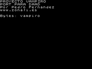ZX GameBase Proyecto_Vampiro Pedro_Fernandez_Lopez 2019