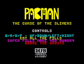 ZX GameBase Pacman:_The_Curse_of_the_Slimers DEFB_Studio 2020