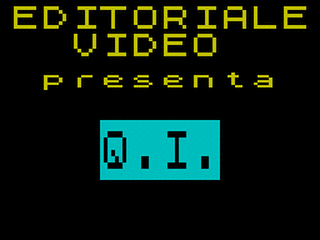 ZX GameBase Q.I. Editoriale_Video 1984
