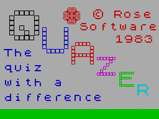 ZX GameBase Quazer Rose_Software 1983
