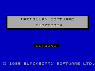 ZX GameBase Quiztimer Macmillan_Software 1986
