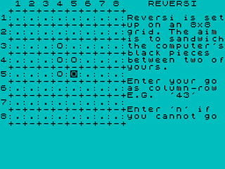 ZX GameBase Reversi C&VG 1982