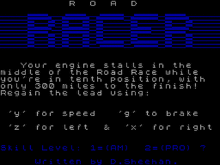 ZX GameBase Road_Racer Your_Spectrum 1984