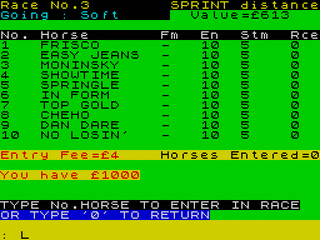 ZX GameBase Racehorse Sean_Jeffery 1985