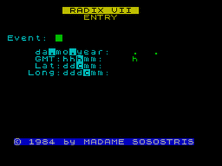 ZX GameBase Radix_VII Mme_Sosostris_Astro_Computing 1984