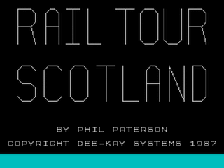 ZX GameBase Railtour_Scotland Dee-Kay_Systems 1987
