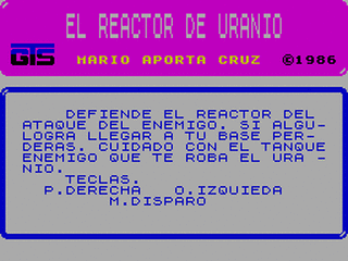 ZX GameBase Reactor_de_Uranio,_El Grupo_de_Trabajo_Software 1985