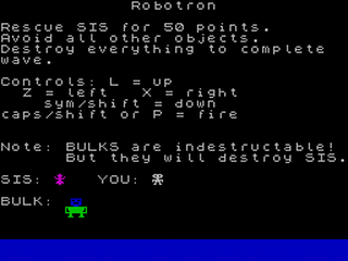 ZX GameBase Robotron Krypton_Force 1985