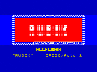 ZX GameBase Rubik MicroHobby 1985