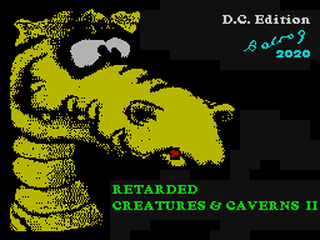 ZX GameBase Retarded_Creatures_&_Caverns_II:_The_Director's_Cut Zenobi_Software 2020