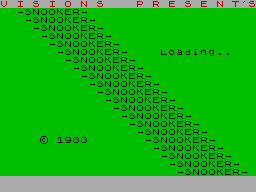 ZX GameBase Snooker Visions_Software_Factory 1983