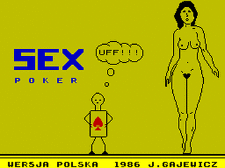 ZX GameBase Sex_Poker_(Animated_Strip_Poker) Janusz_Gajewicz 1986