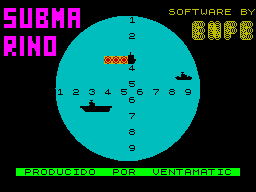 ZX GameBase Submarino Ventamatic 1983