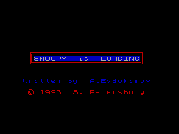 ZX GameBase Snoopy_(TRD) A._Evdokimov 1993