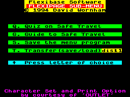 ZX GameBase Safe_Travel_(128K) Flexibase_Software 1994