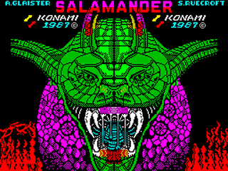 ZX GameBase Salamander Konami 1987
