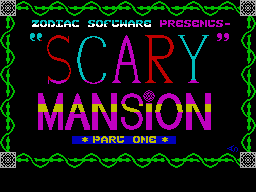 ZX GameBase Scary_Mansion Zodiac_Software 1987