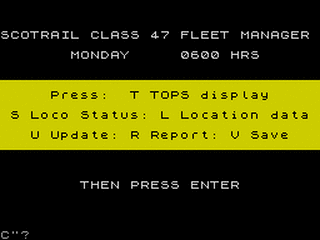 ZX GameBase Scotrail_Class_47_Manager Ashley_Greenup 1990