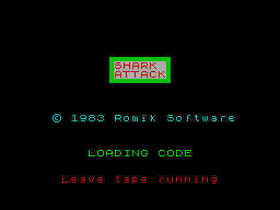 ZX GameBase Shark_Attack Romik_Software 1983