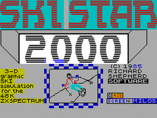 ZX GameBase Ski_Star_2000 Richard_Shepherd_Software 1985