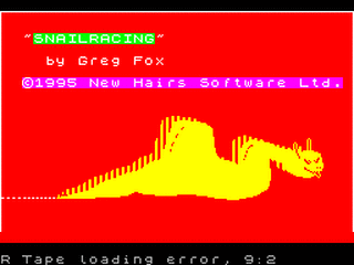 ZX GameBase Snail-Racing New_Hairs_Software 1995