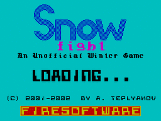 ZX GameBase Snowfight Firesoftware 2002