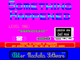 ZX GameBase Something_Happened Peter_Machala_Software 1989