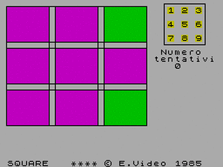 ZX GameBase Square Editoriale_Video 1985