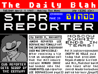 ZX GameBase Star_Reporter Haggisoft 1987