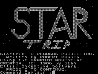 ZX GameBase Star_Trip Pegasus_Developments 1991