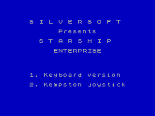 ZX GameBase Starship_Enterprise Silversoft 1983