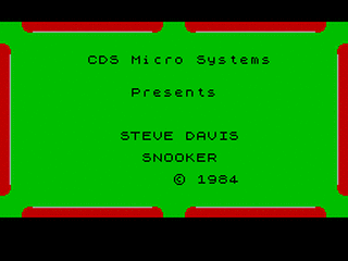 ZX GameBase Steve_Davis_Snooker CDS_Microsystems 1984