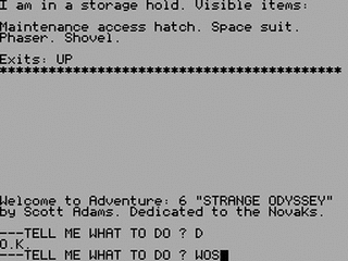 ZX GameBase Strange_Odyssey Adventure_International 1984