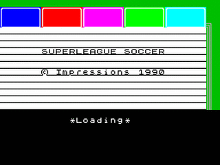 ZX GameBase Superleague_Soccer Audiogenic_Software 1990