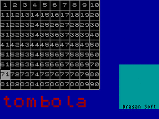 ZX GameBase Tombola Dragan_Soft 1987