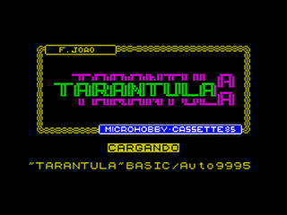 ZX GameBase Tarántula MicroHobby 1986