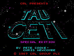 ZX GameBase Tau_Ceti:_The_Special_Edition_(128K) CRL_Group_PLC 1987