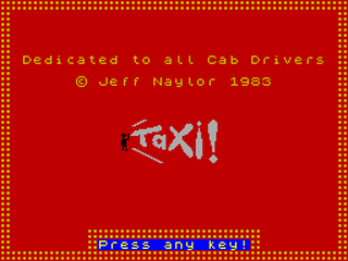 ZX GameBase Taxi! Digital_Integration 1983