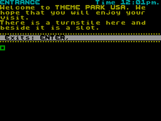 ZX GameBase Theme_Park_USA Zenobi_Software 1993