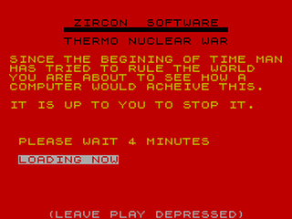 ZX GameBase Thermo_Nuclear_War Zircon_Software 1985